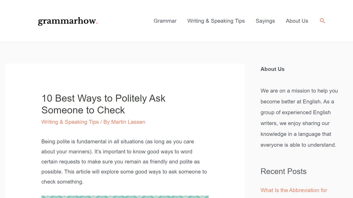 10 Best Ways to Politely Ask Someone to Check - Grammarhow